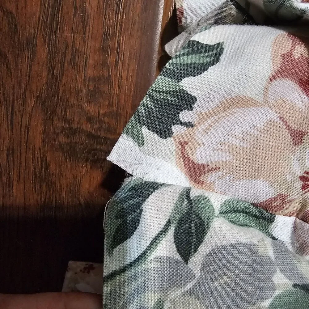 Croscill Arbor Rose Vintage Twin Comforter & Sham Set Floral Ruffled Cottage